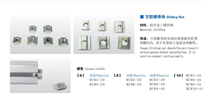方母、規(guī)格、示范圖